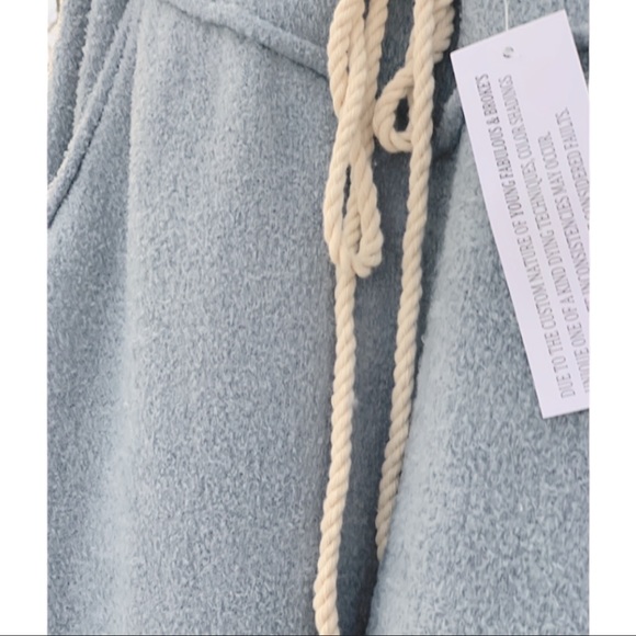 Last Pair NWT Young Fabulous Broke Hi Rise Fuzzy Jogger - Picture 2 of 11